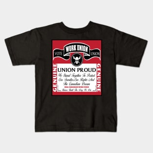 Union Proud-Canada Kids T-Shirt